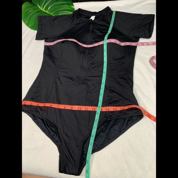 NEW‎ Sea Level Front Zip One-Piece Swimsuit in Black [ 12 US ] - Picture 7 of 12
